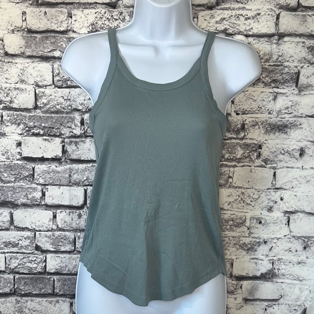 Madewell Green Tank Top Size Large